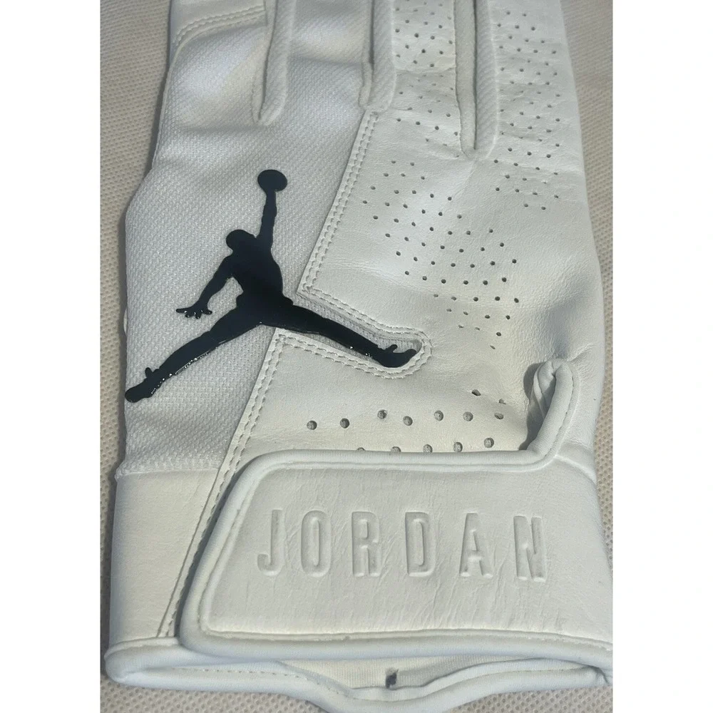 NIKE JORDAN FORCE ELITE BATTING GLOVES PROMO MOOKIE BETTS‎ WHITE/BLACK Sz 3XL